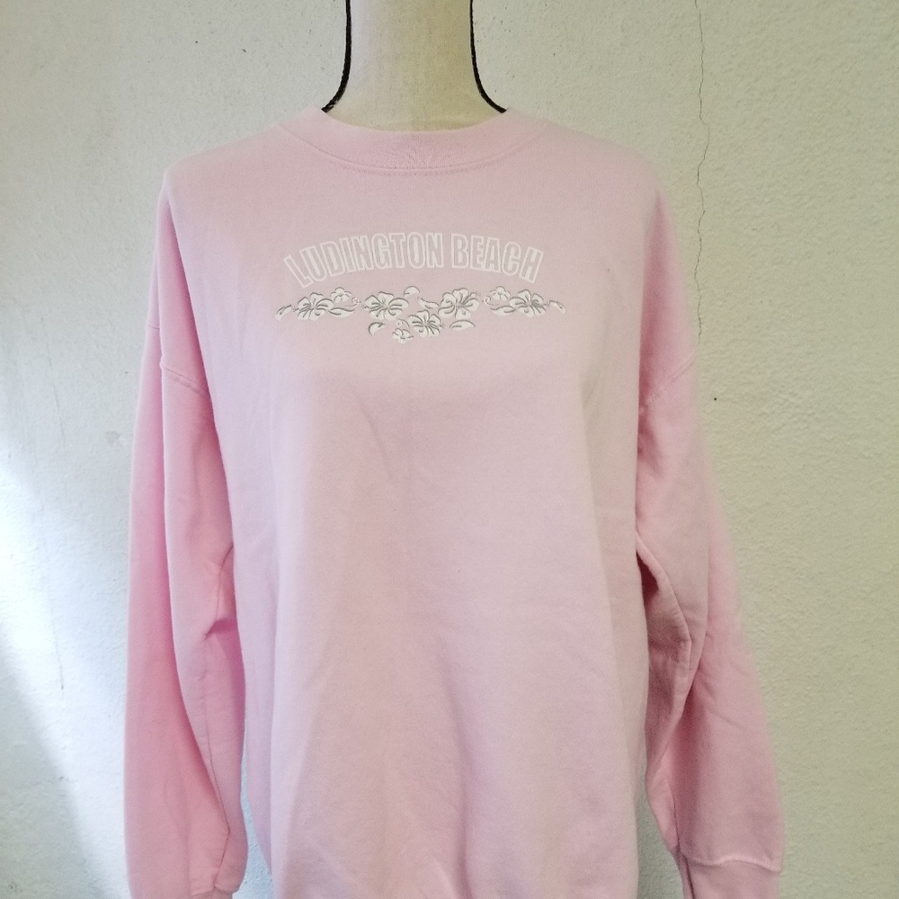 Ludington Beach Sweat shirt Lg